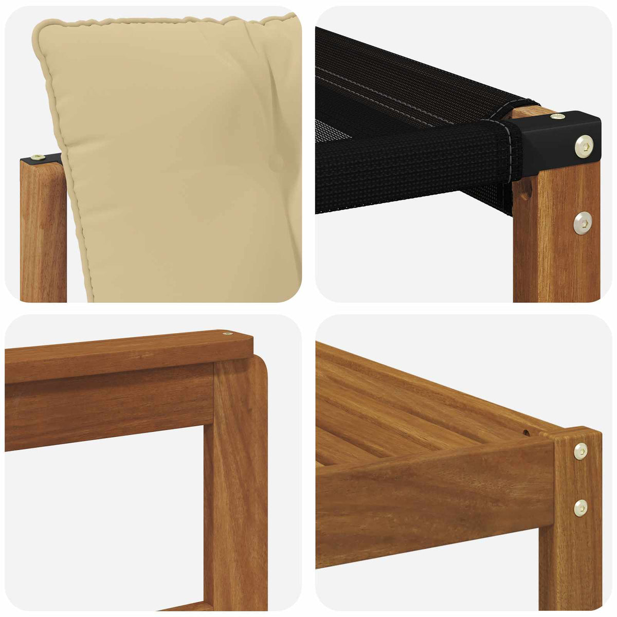 Udendørs sofagruppe 7 stk. Naturlig og Beige