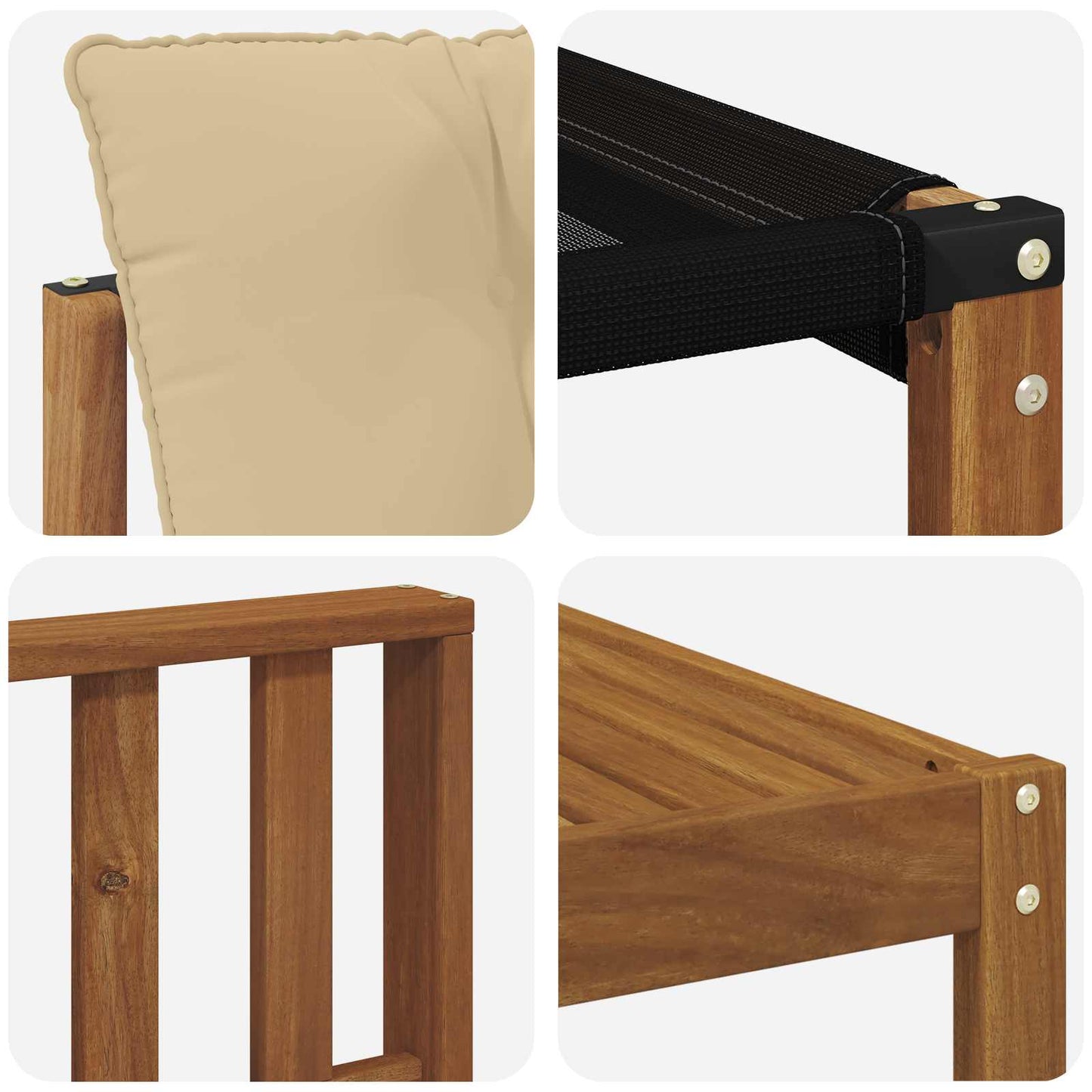 Udendørs sofagruppe 8 stk. Naturlig og Beige