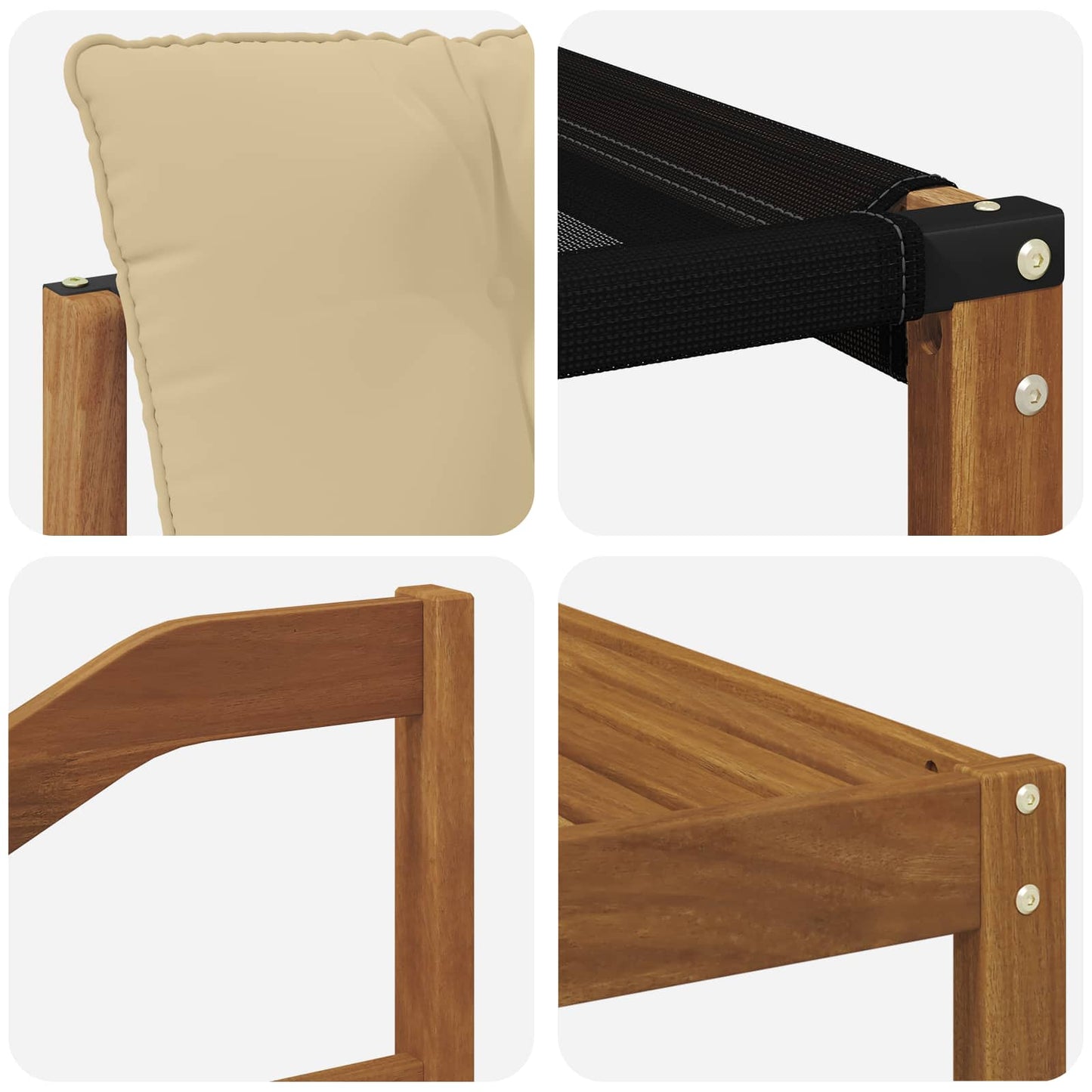 Udendørs sofagruppe 8 stk. Naturlig og Beige
