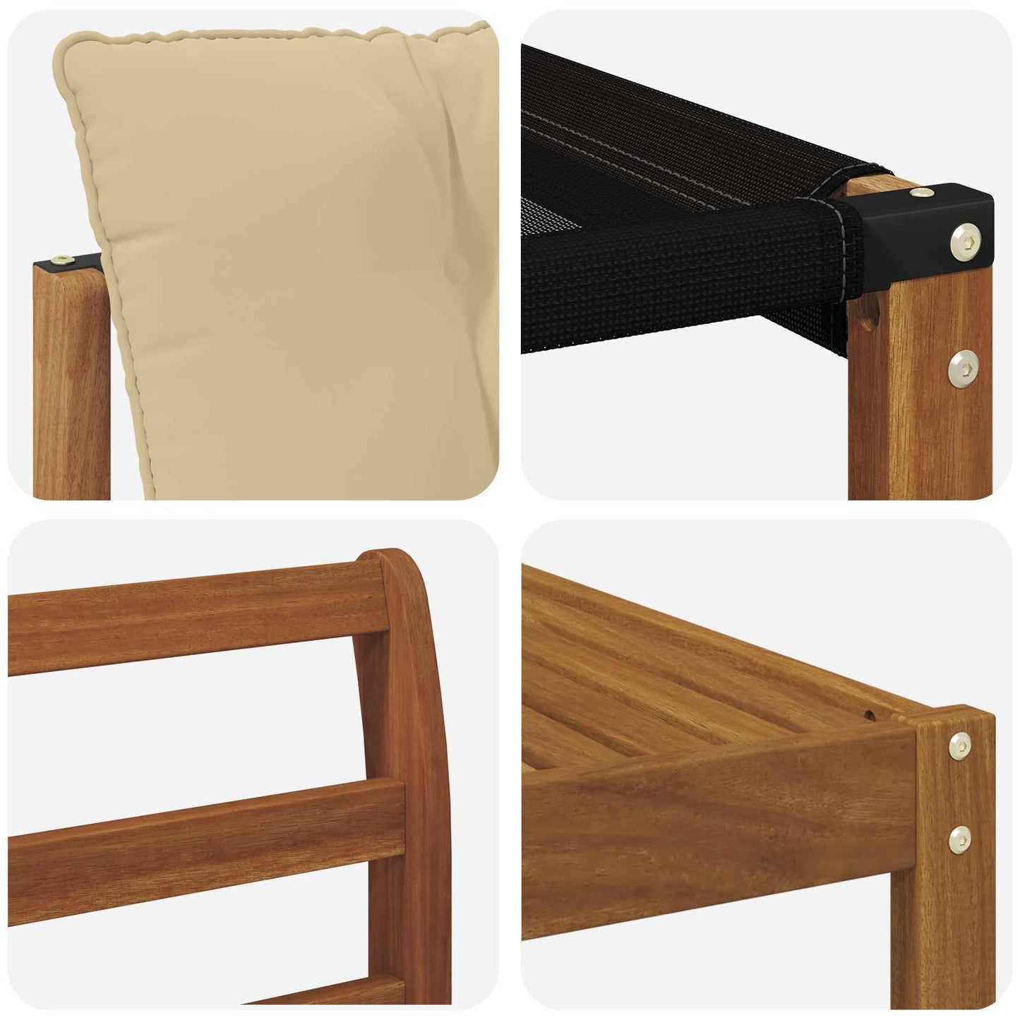 Udendørs sofagruppe 8 stk. Naturlig og Beige