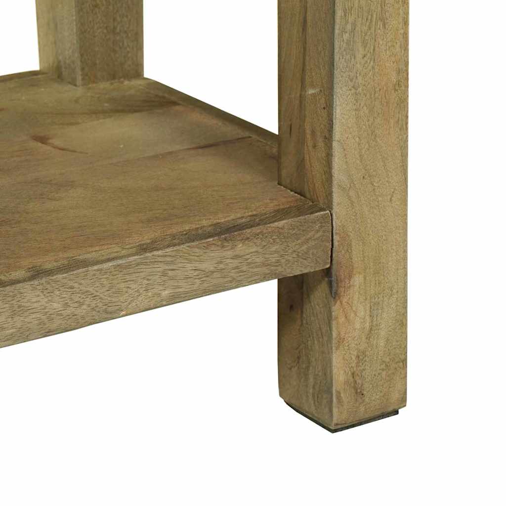 Konsolbord Naturlig grå 110 x 30 x 80 cm Massivt mangotræ