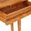 Konsolbord med skuffe Brun 110 x 30 x 80 cm Massivt Akacietræ