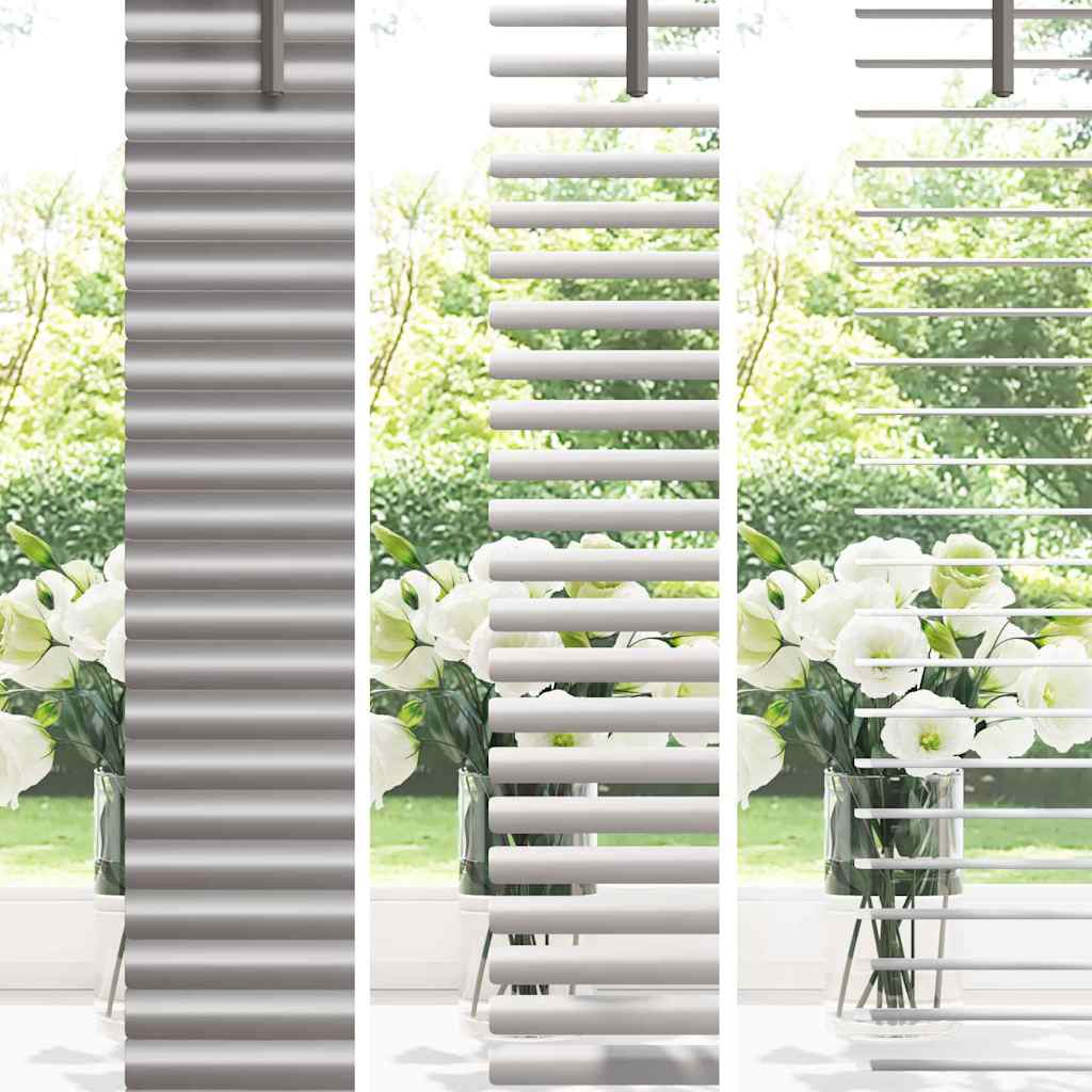 Persienner Sølv 130 x 55 cm 25 mm Aluminium