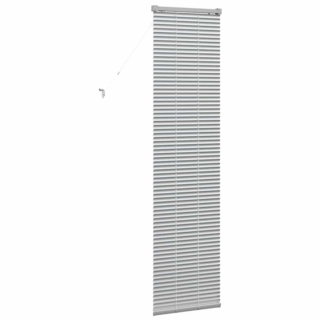 Persienner Sølv 175 x 50 cm 25 mm Aluminium