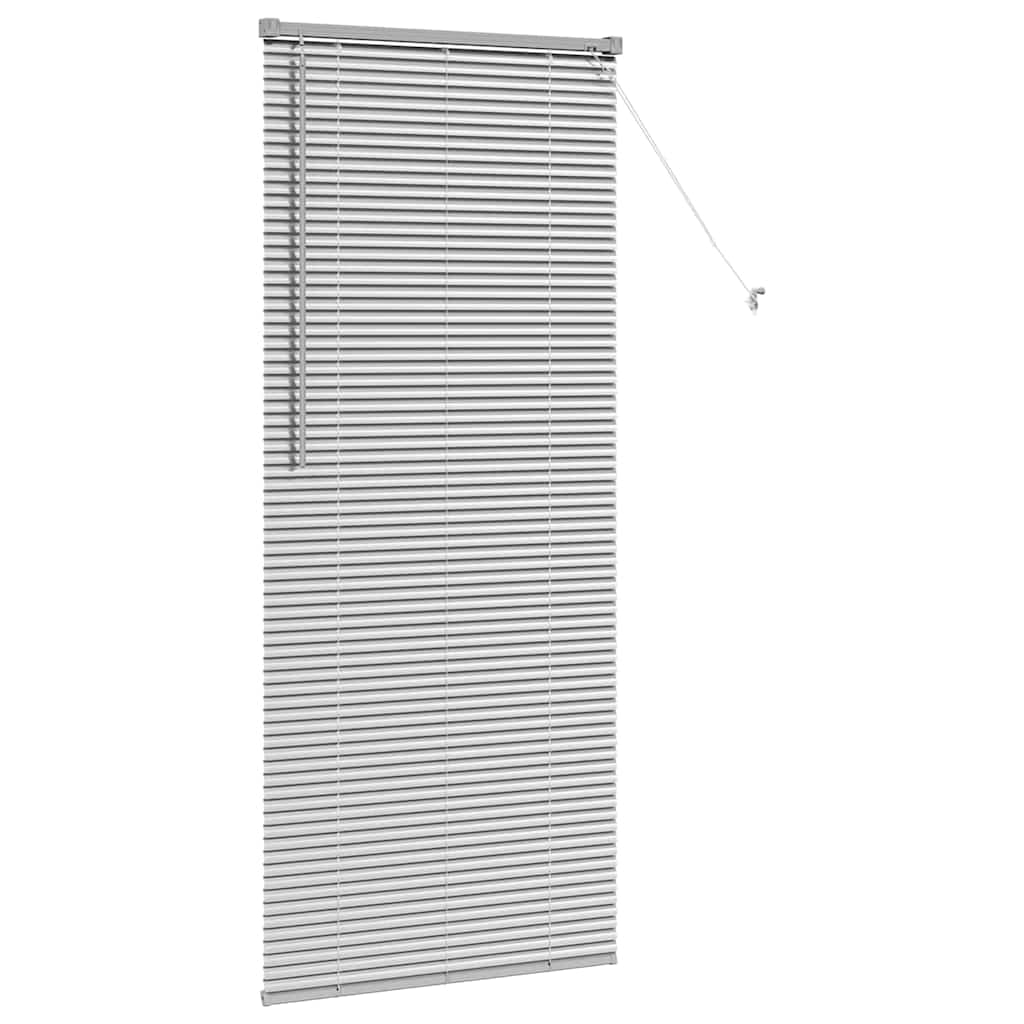 Persienner Sølv 175 x 80 cm 25 mm Aluminium