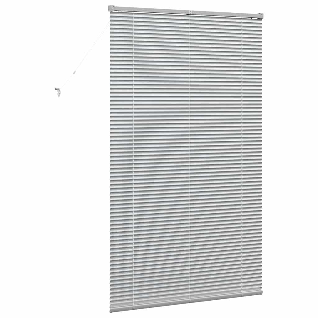 Persienner Sølv 175 x 105 cm 25 mm Aluminium
