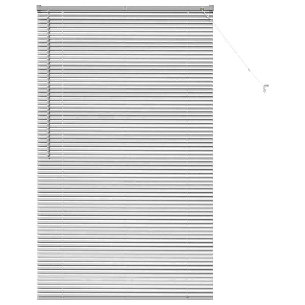 Persienner Sølv 175 x 105 cm 25 mm Aluminium