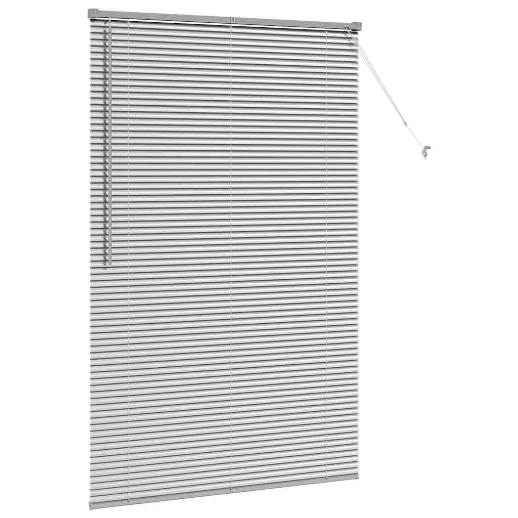 Persienner Sølv 175 x 120 cm 25 mm Aluminium