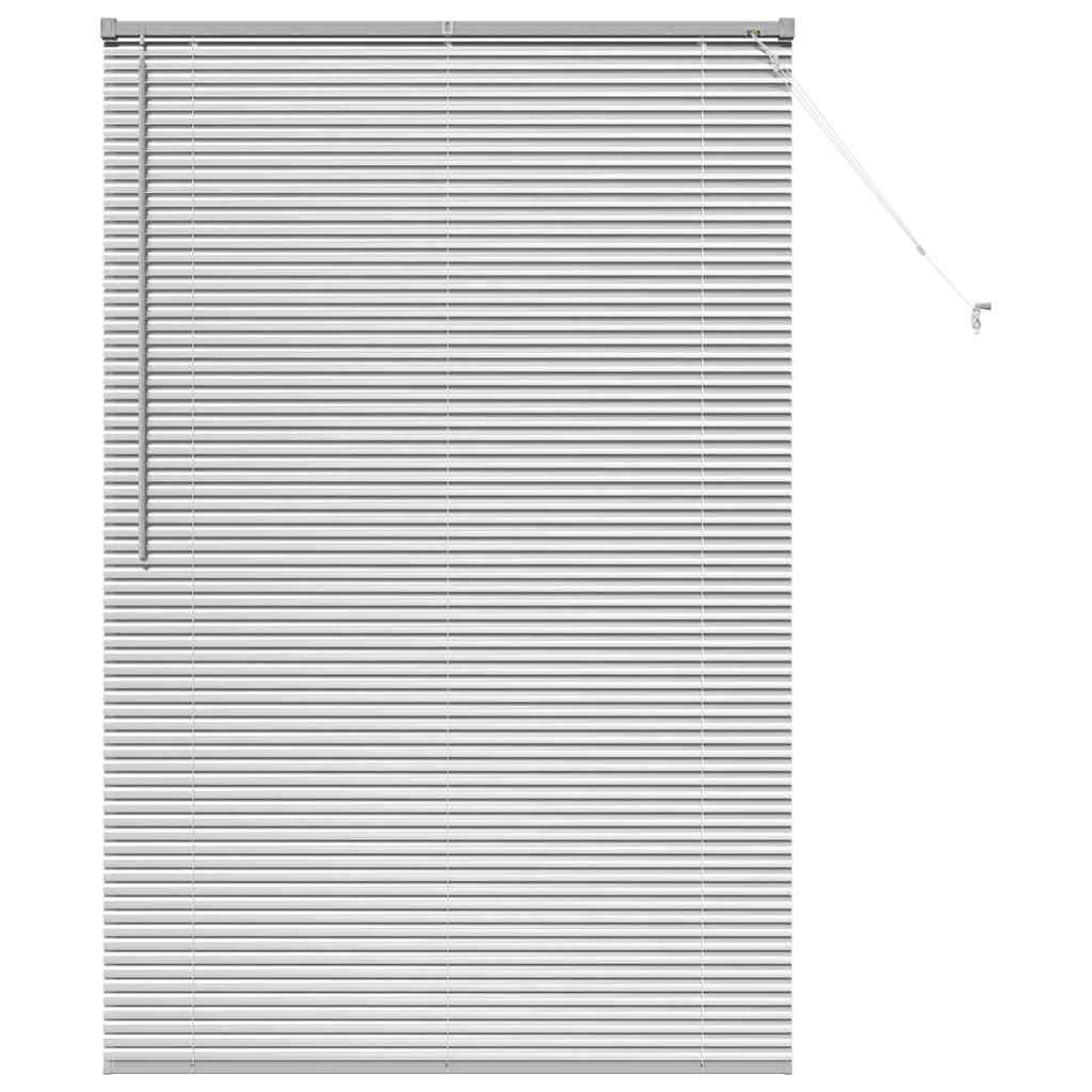 Persienner Sølv 175 x 120 cm 25 mm Aluminium
