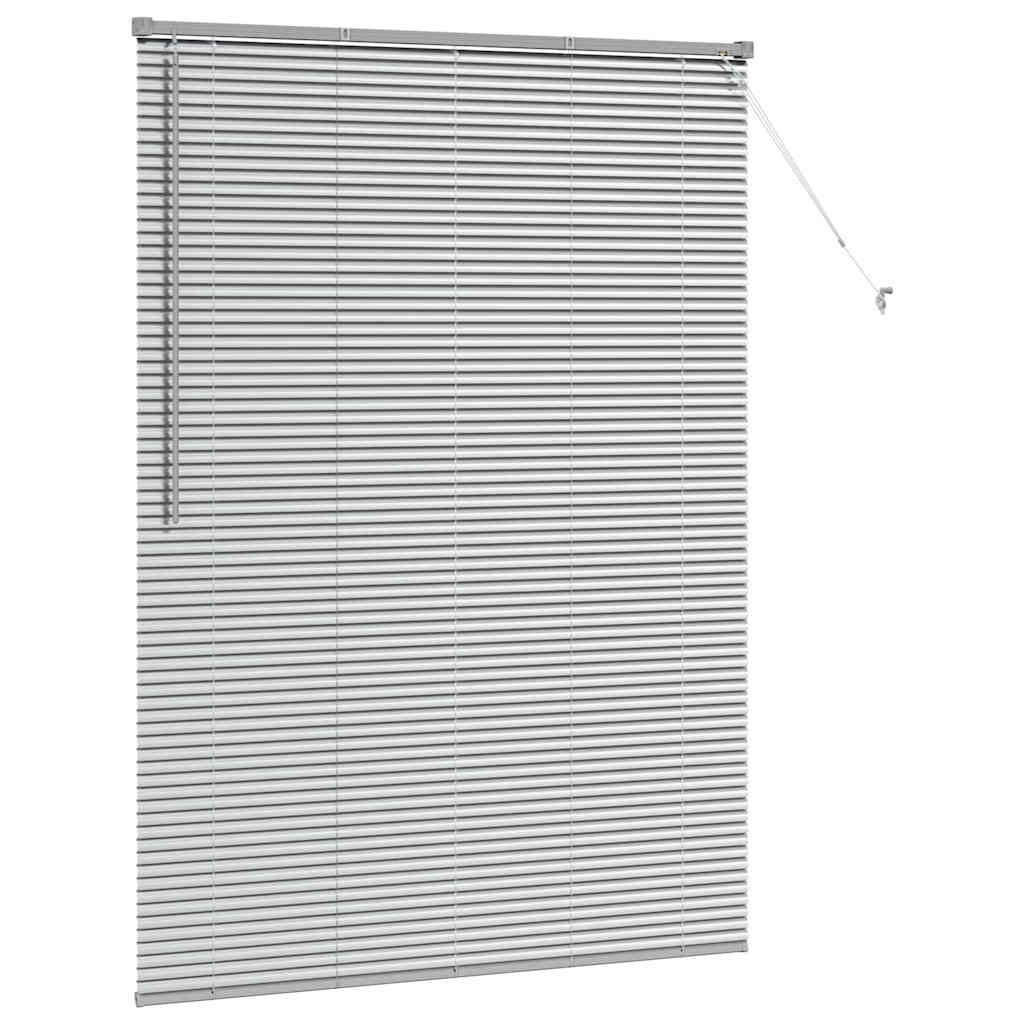 Persienner Sølv 175 x 130 cm 25 mm Aluminium