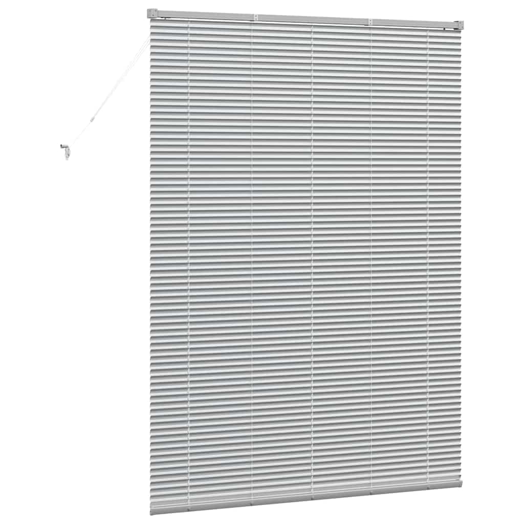 Persienner Sølv 175 x 130 cm 25 mm Aluminium