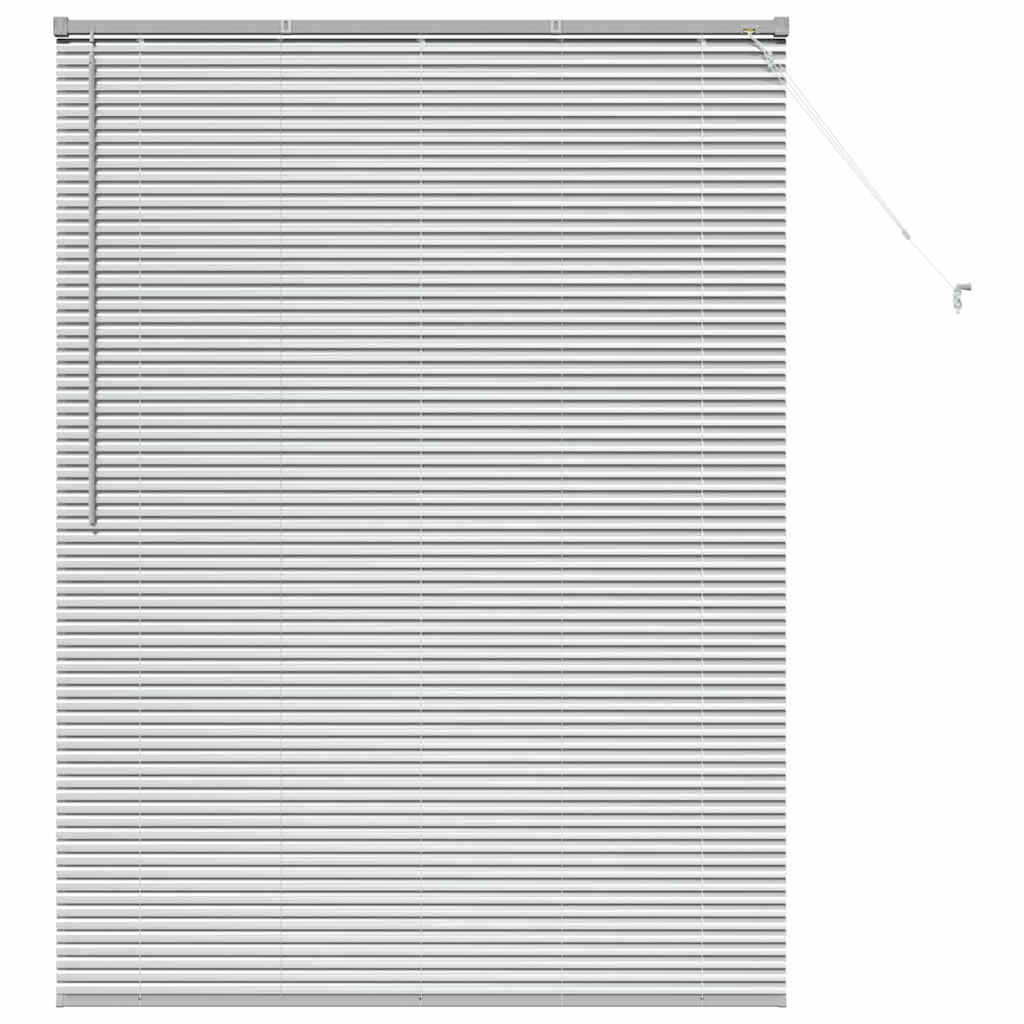 Persienner Sølv 175 x 135 cm 25 mm Aluminium