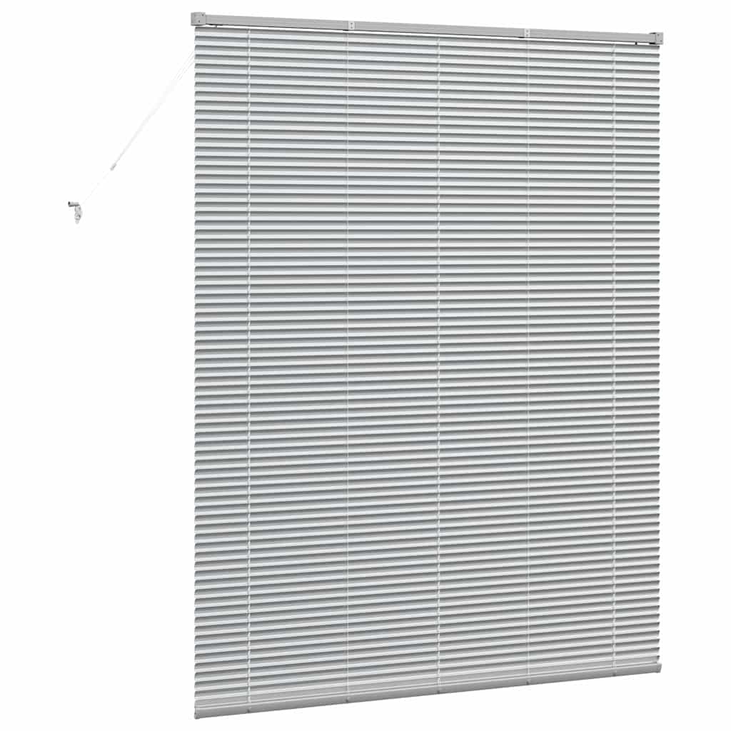 Persienner Sølv 175 x 140 cm 25 mm Aluminium