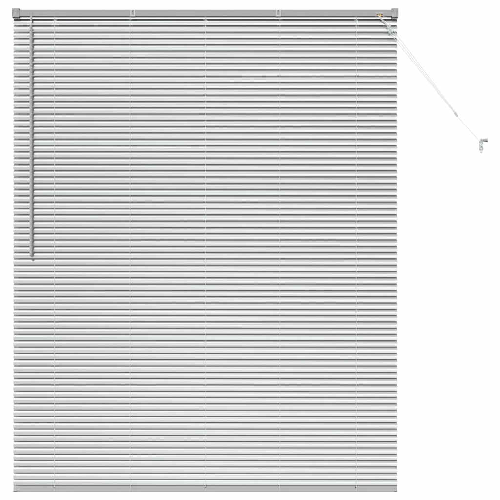 Persienner Sølv 175 x 150 cm 25 mm Aluminium