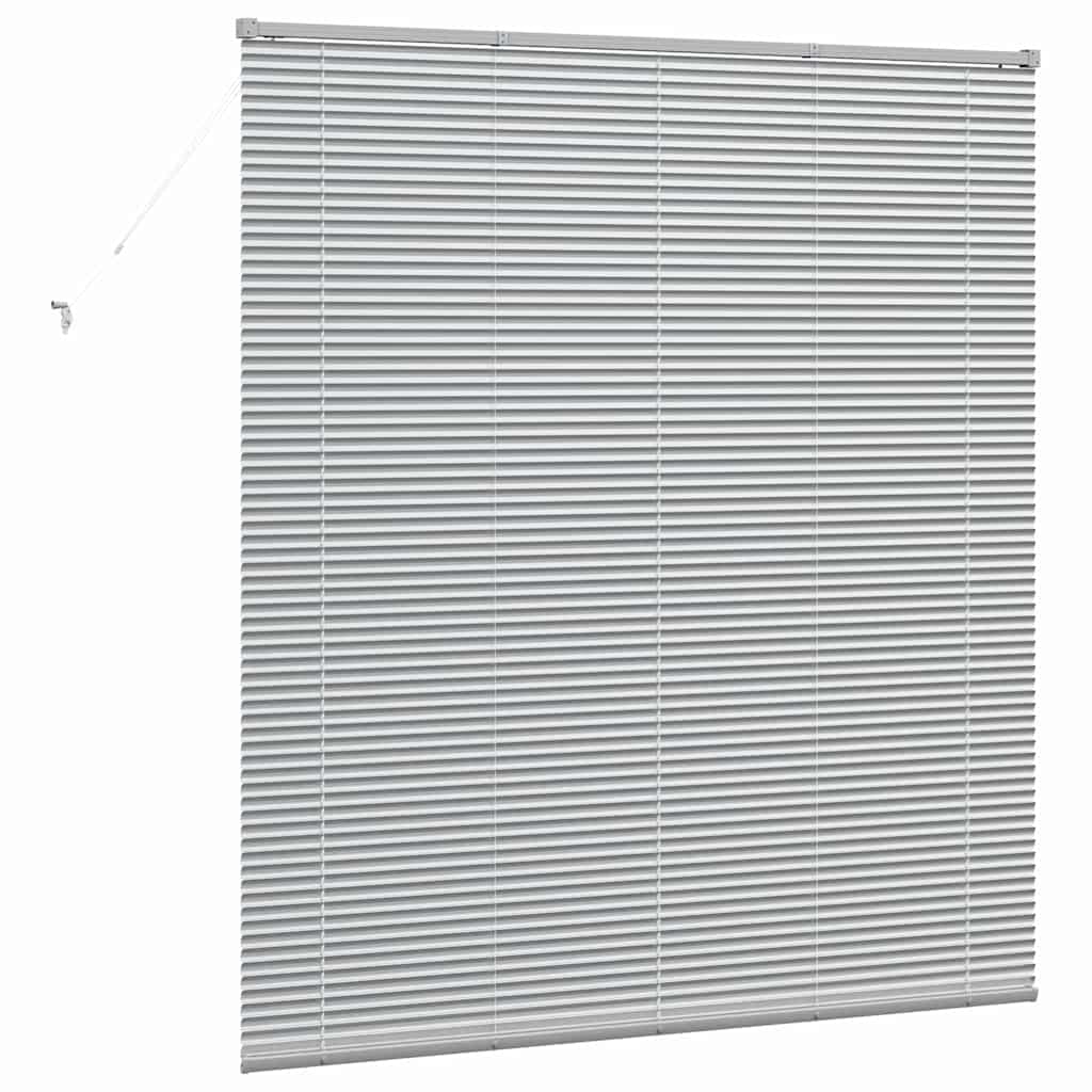 Persienner Sølv 175 x 155 cm 25 mm Aluminium