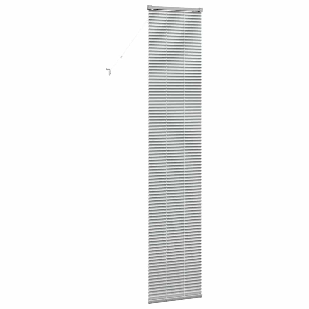 Persienner Sølv 220 x 45 cm 25 mm Aluminium