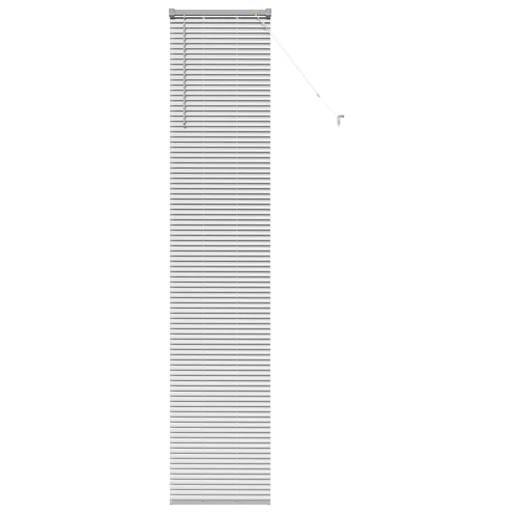 Persienner Sølv 220 x 45 cm 25 mm Aluminium
