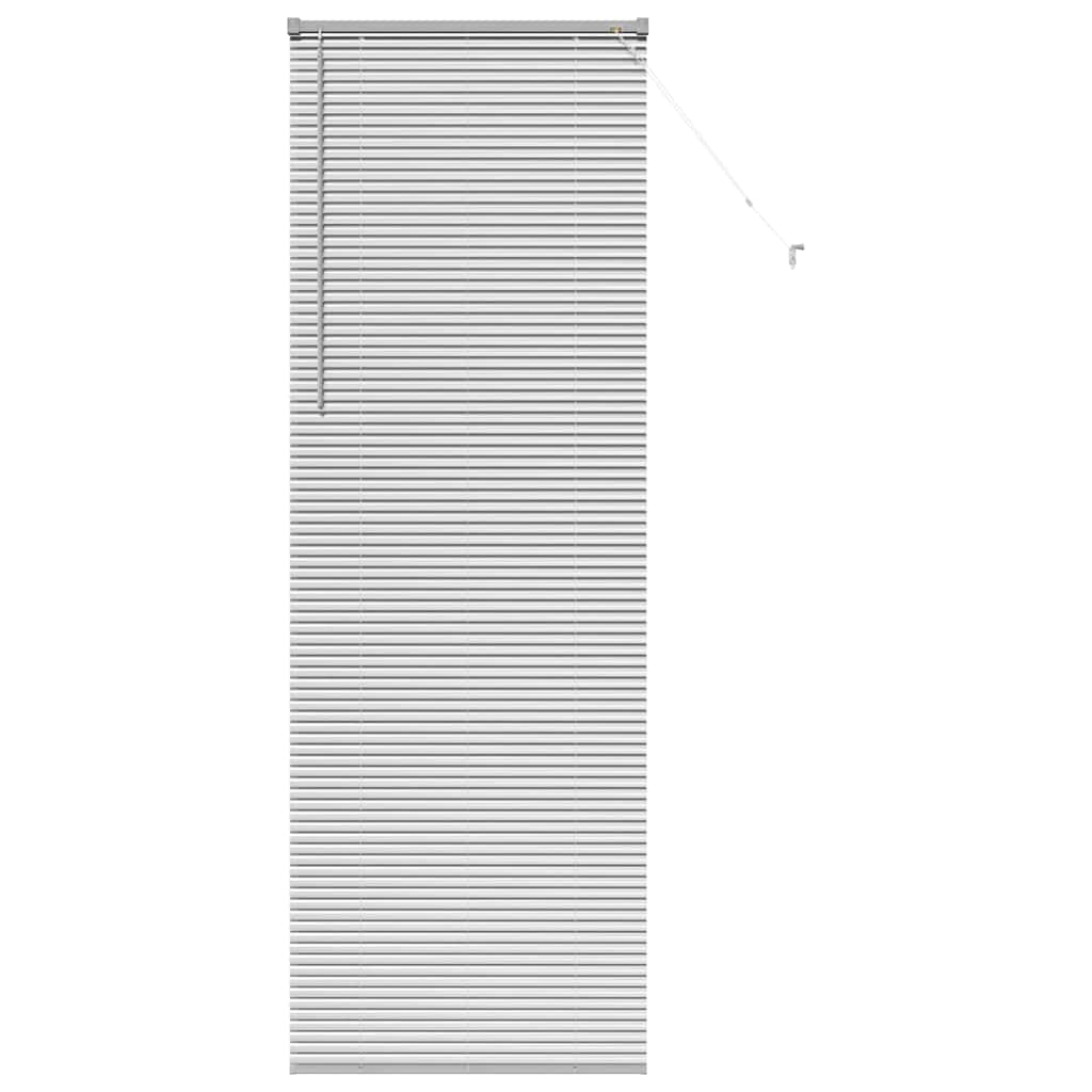Persienner Sølv 220 x 70 cm 25 mm Aluminium