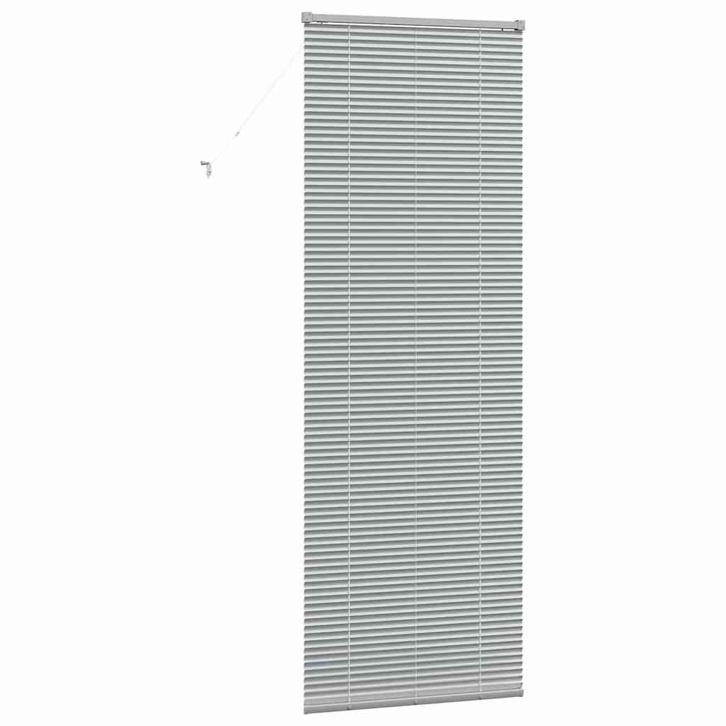 Persienner Sølv 220 x 75 cm 25 mm Aluminium