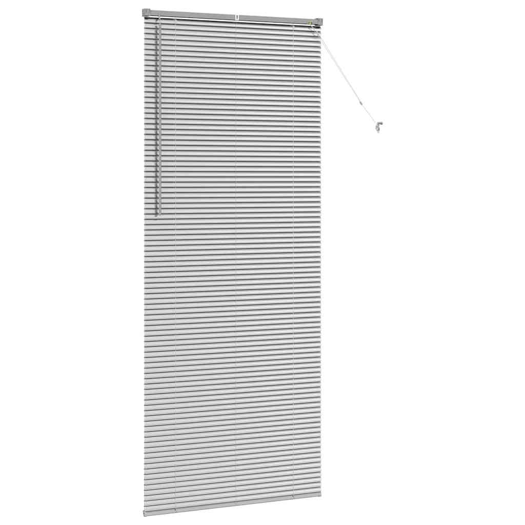 Persienner Sølv 220 x 85 cm 25 mm Aluminium