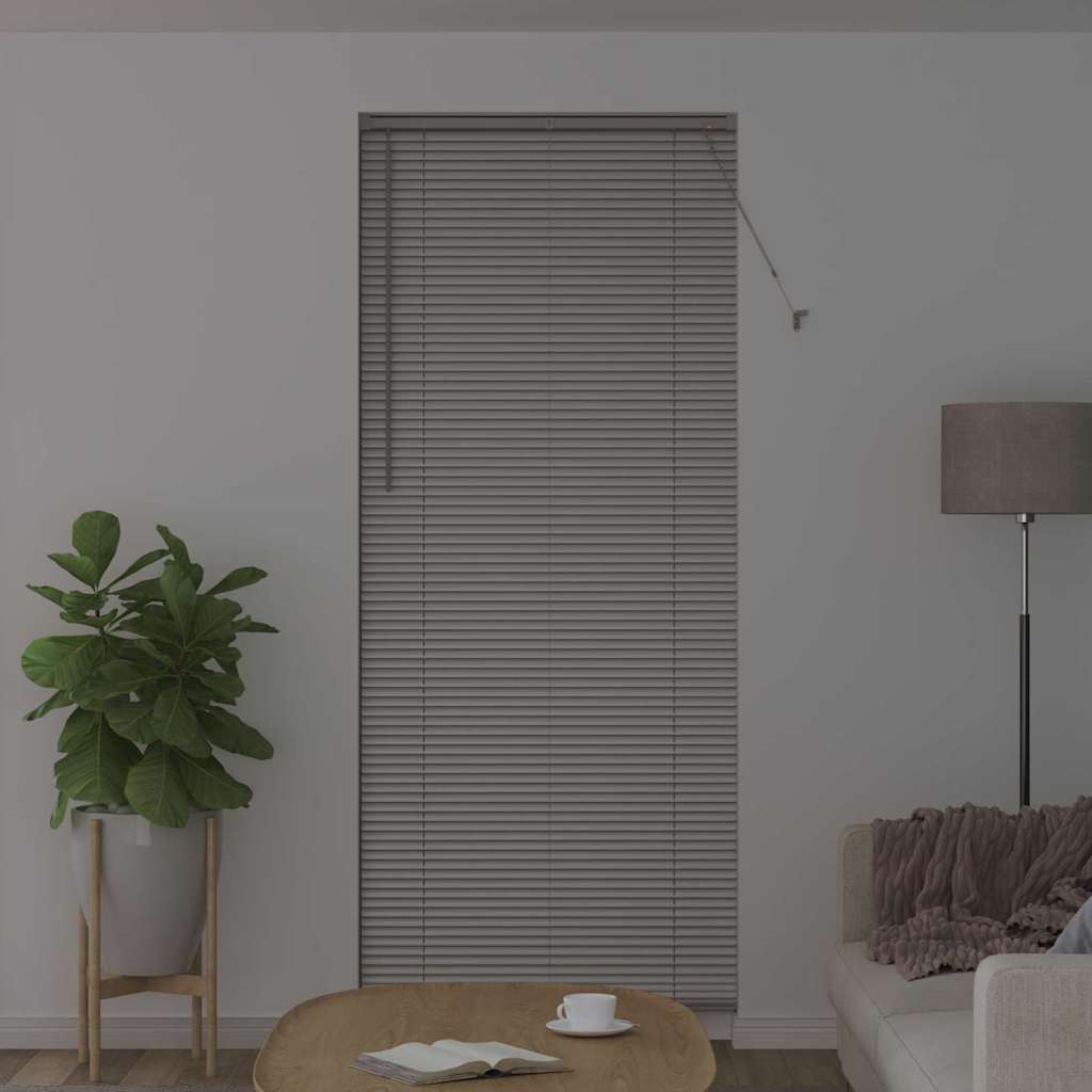 Persienner Sølv 220 x 95 cm 25 mm Aluminium