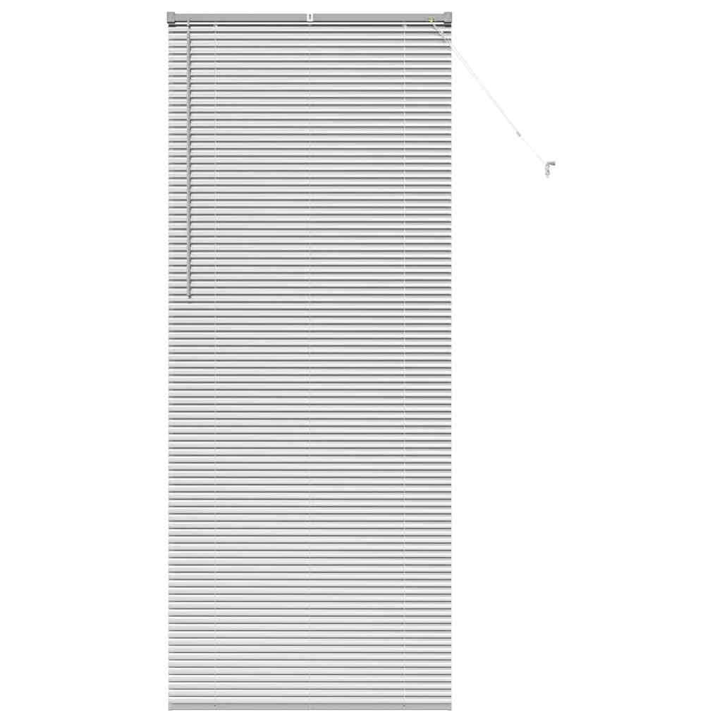 Persienner Sølv 220 x 95 cm 25 mm Aluminium