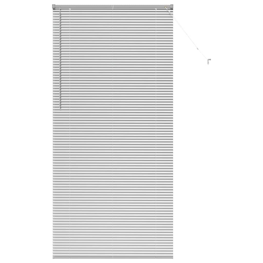 Persienner Sølv 220 x 100 cm 25 mm Aluminium
