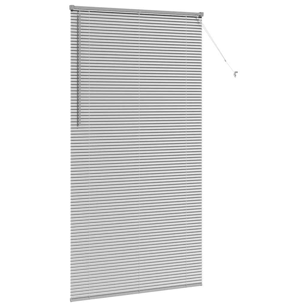 Persienner Sølv 220 x 110 cm 25 mm Aluminium