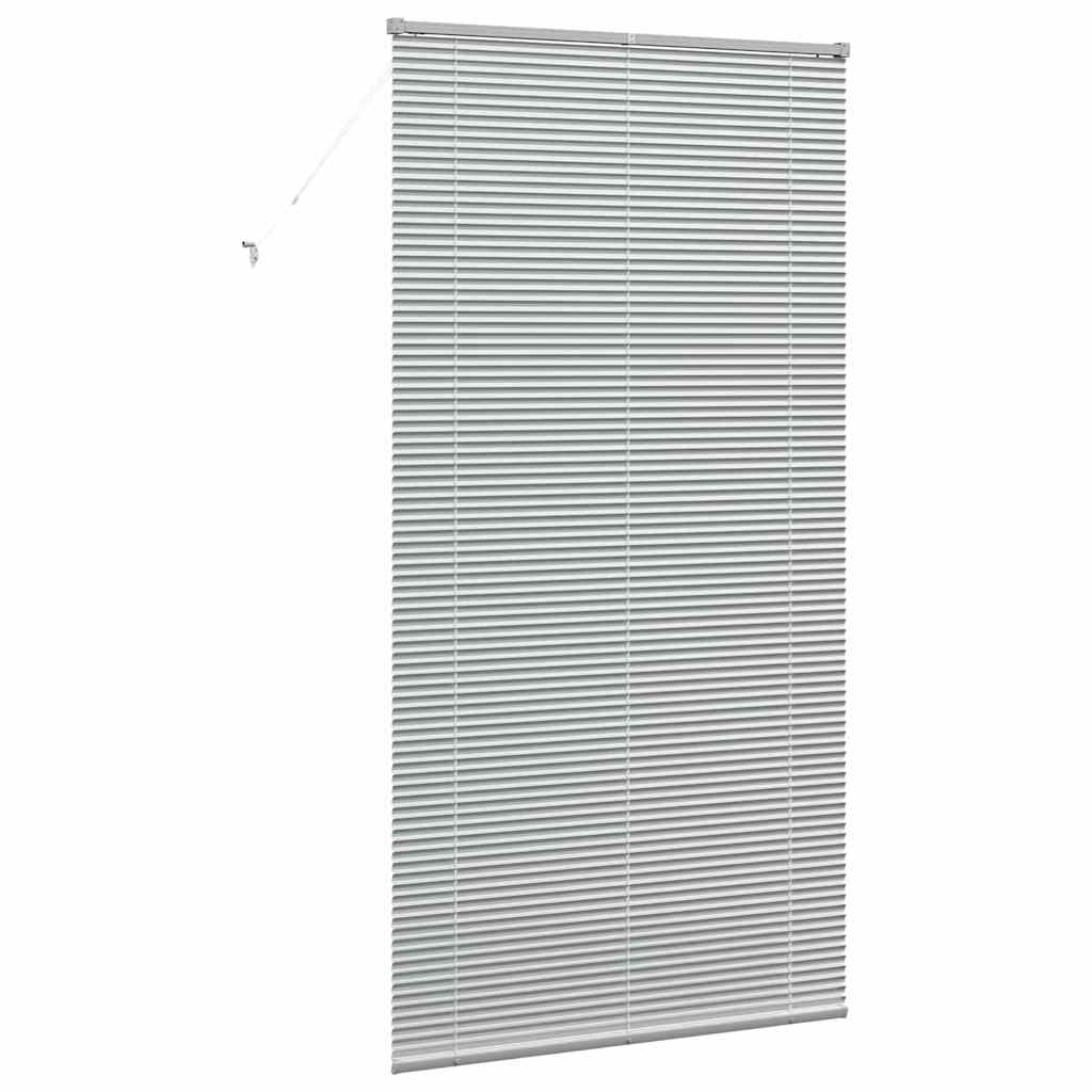 Persienner Sølv 220 x 110 cm 25 mm Aluminium