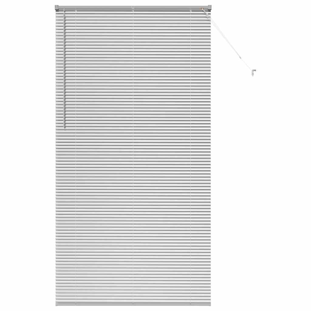 Persienner Sølv 220 x 110 cm 25 mm Aluminium