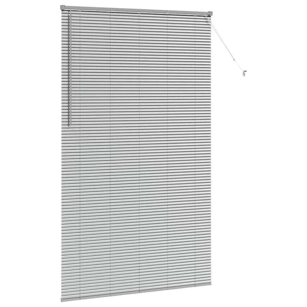 Persienner Sølv 220 x 135 cm 25 mm Aluminium