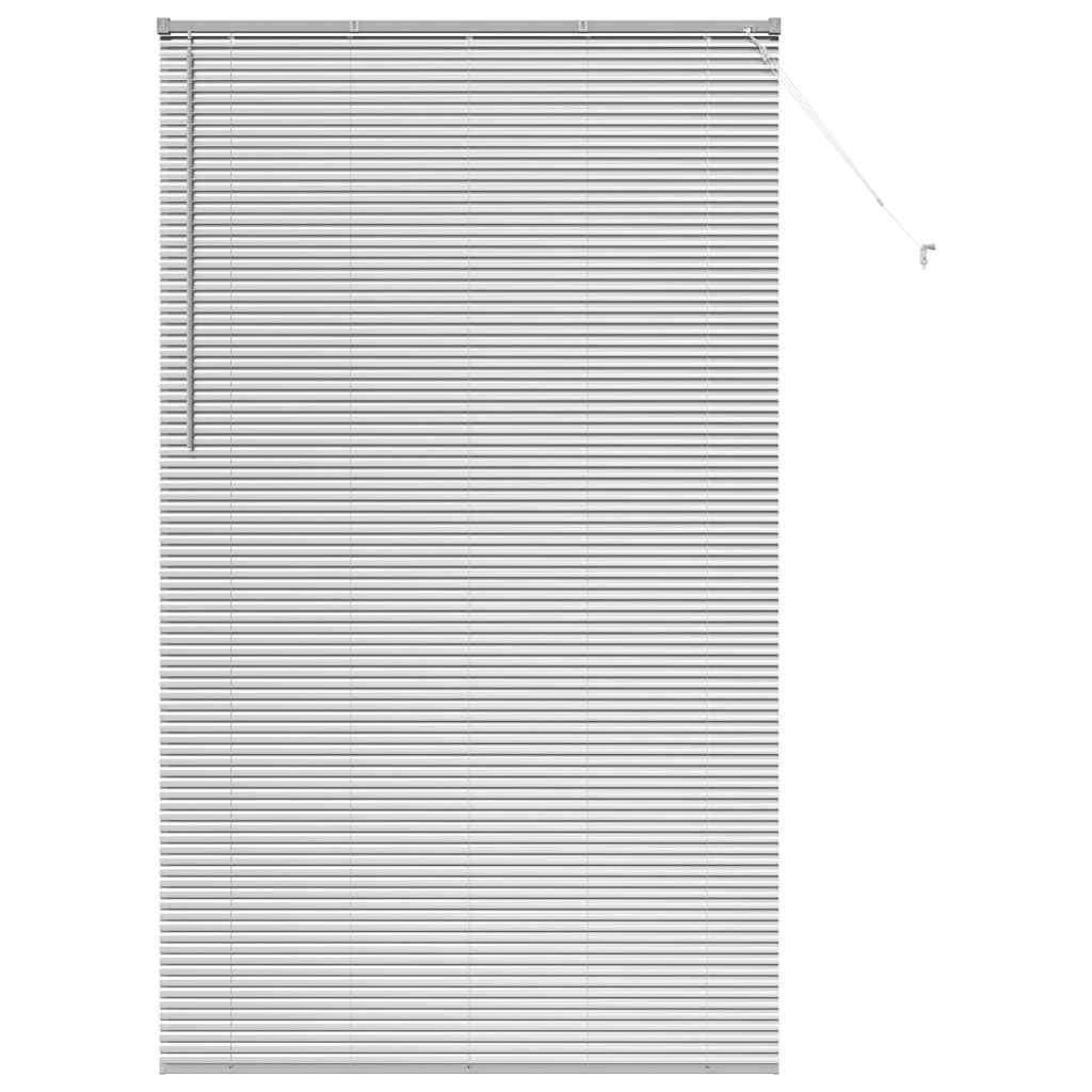 Persienner Sølv 220 x 135 cm 25 mm Aluminium