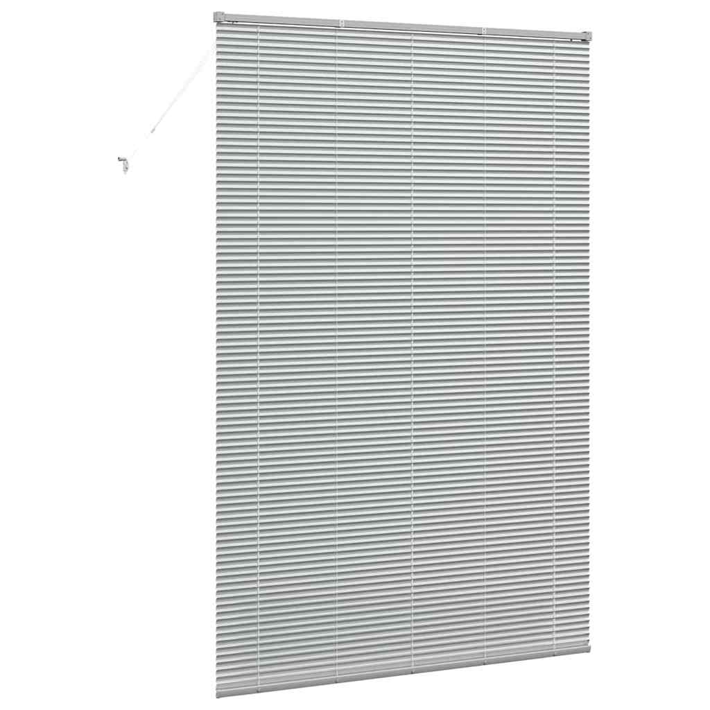 Persienner Sølv 220x150cm 25 mm Aluminium