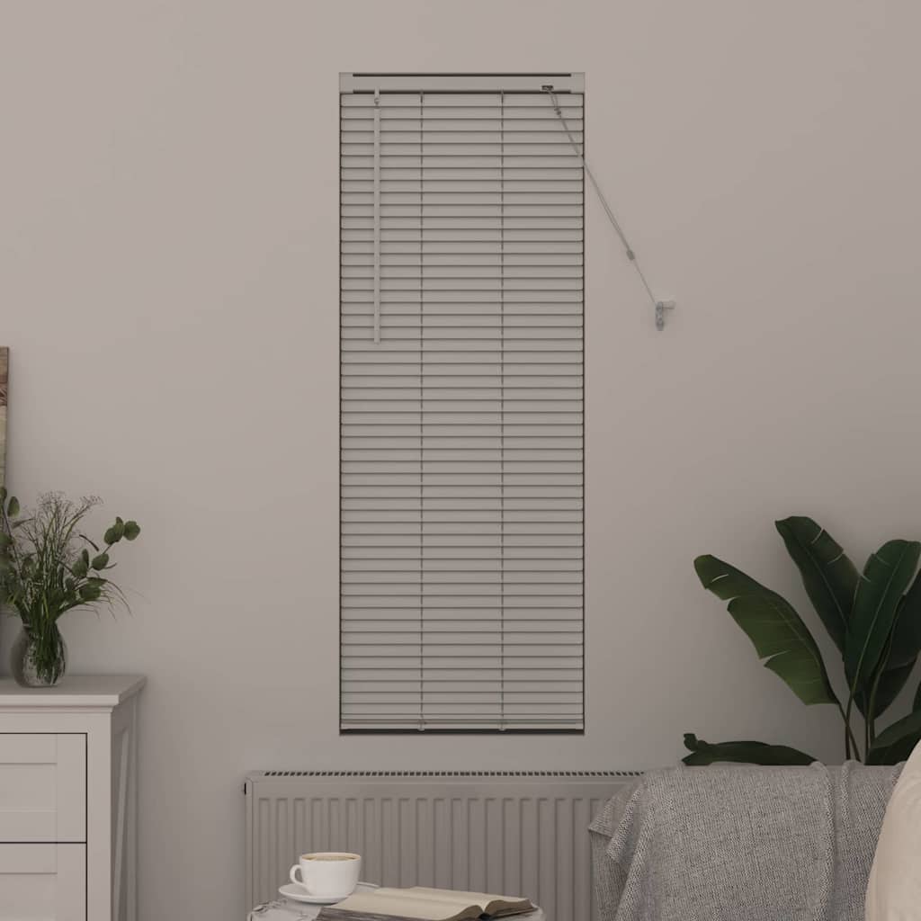 Persienner Hvid 130 x 50 cm 25 mm Aluminium