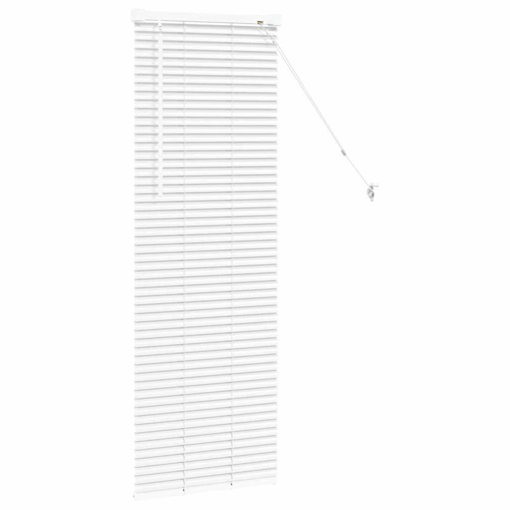 Persienner Hvid 130 x 50 cm 25 mm Aluminium