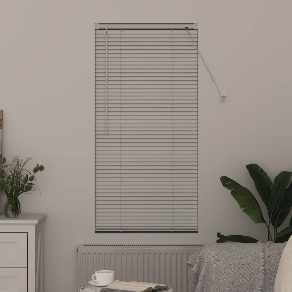Persienner Hvid 130 x 55 cm 25 mm Aluminium