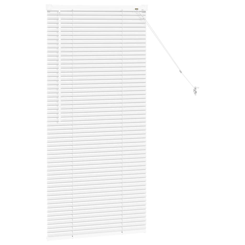 Persienner Hvid 130 x 55 cm 25 mm Aluminium