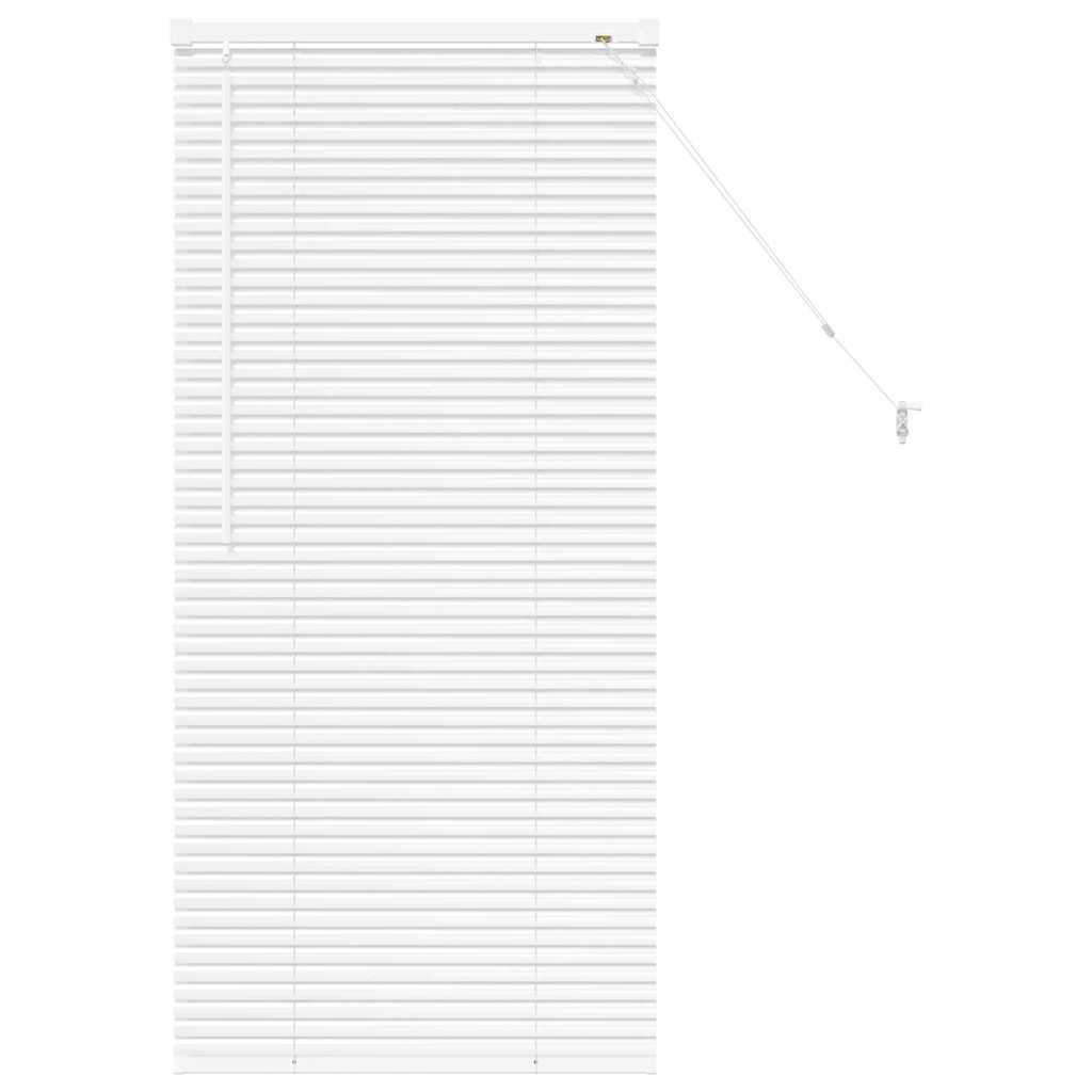 Persienner Hvid 130 x 60 cm 25 mm Aluminium