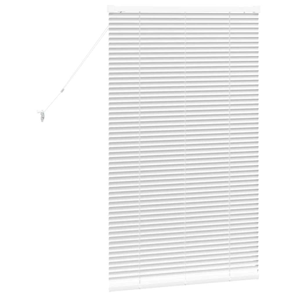 Persienner Hvid 130 x 75 cm 25 mm Aluminium
