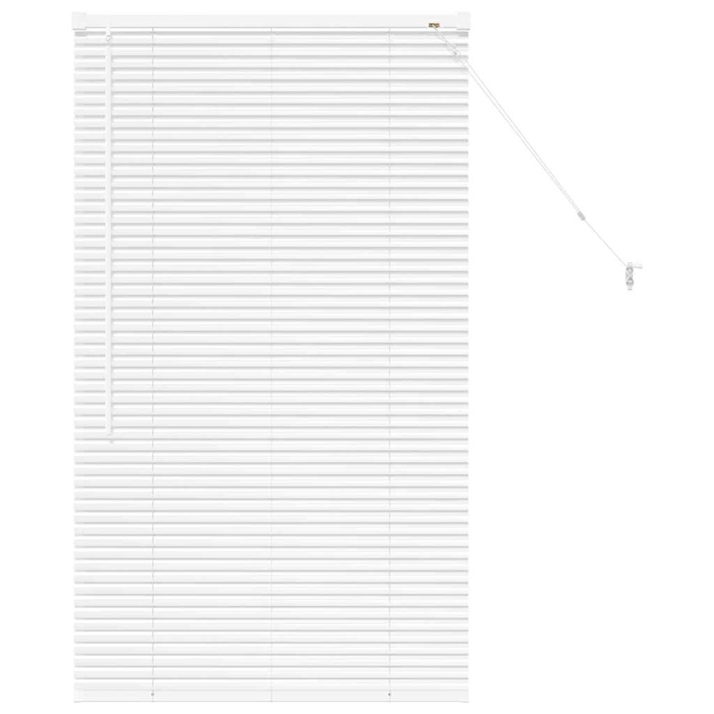 Persienner Hvid 130 x 75 cm 25 mm Aluminium