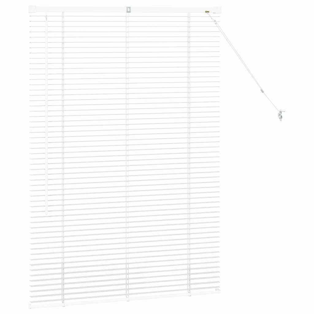 Persienner Hvid 130 x 90 cm 25 mm Aluminium