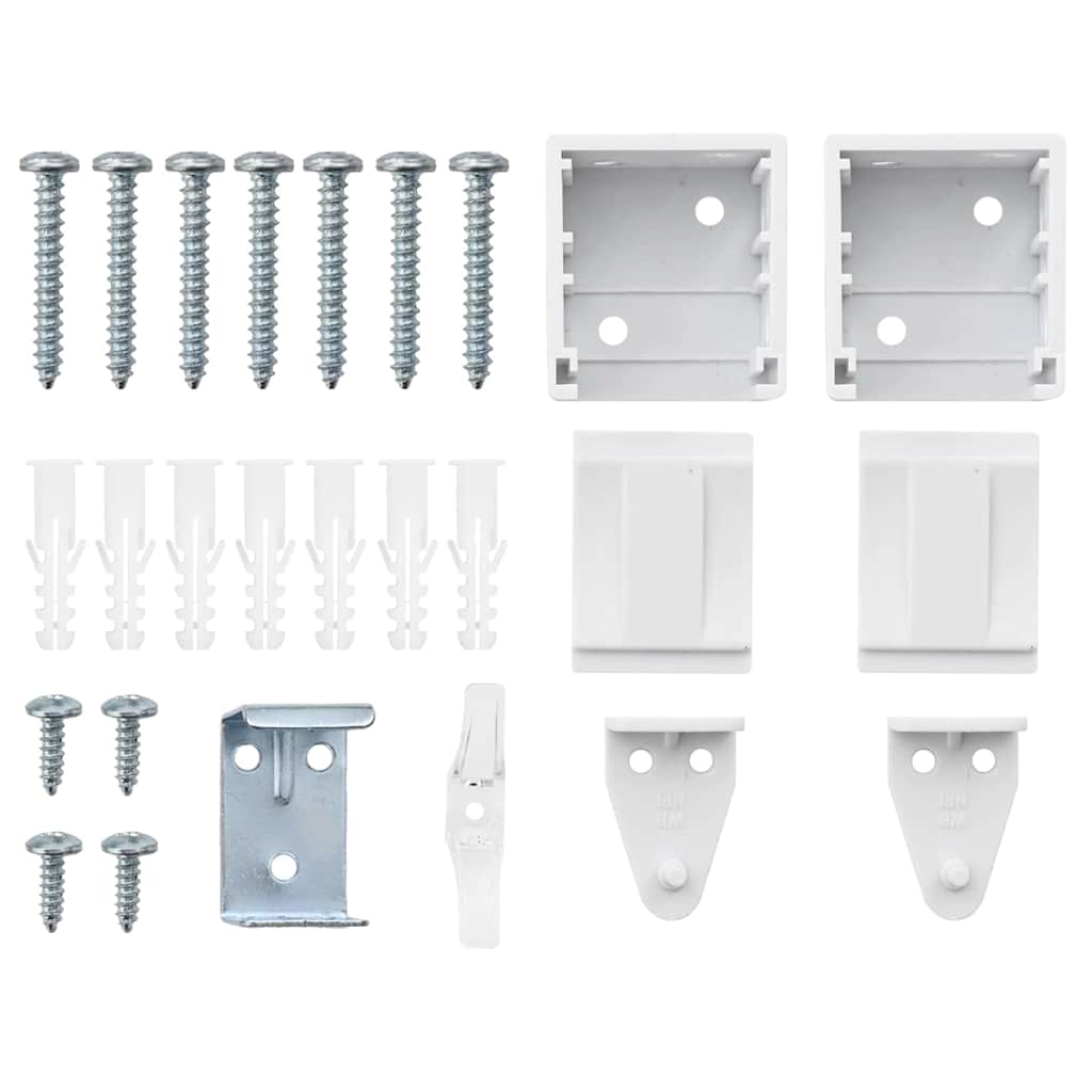 Persienner Hvid 130 x 110 cm 25 mm Aluminium