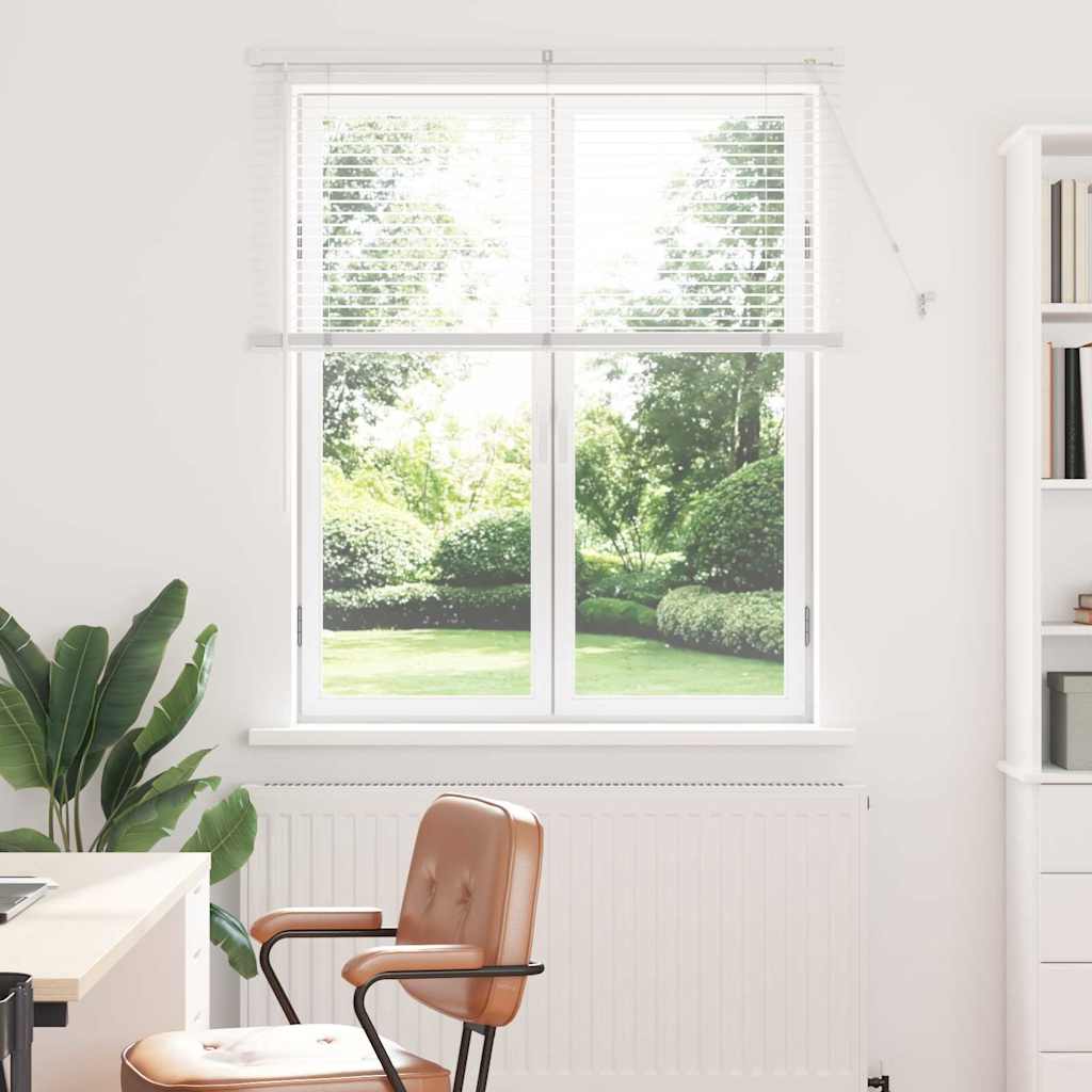 Persienner Hvid 130 x 110 cm 25 mm Aluminium