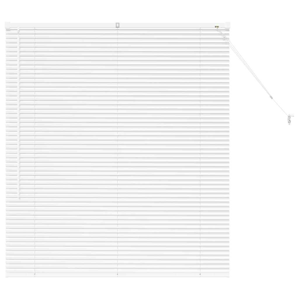 Persienner Hvid 130 x 120 cm 25 mm Aluminium