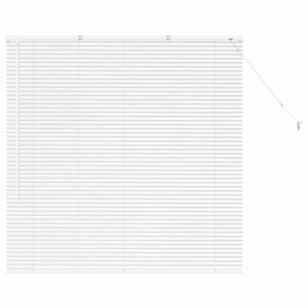 Persienner Hvid 130 x 135 cm 25 mm Aluminium