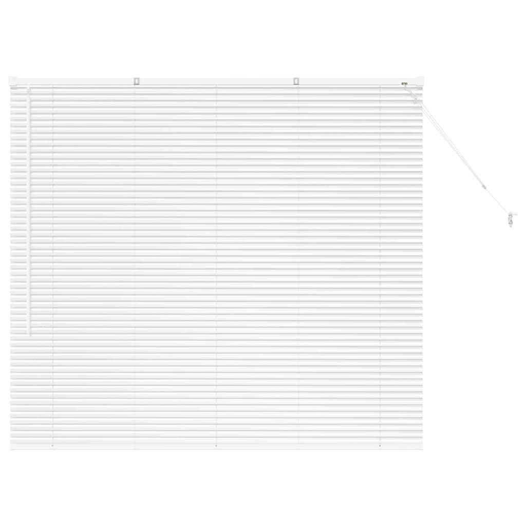 Persienner Hvid 130 x 140 cm 25 mm Aluminium