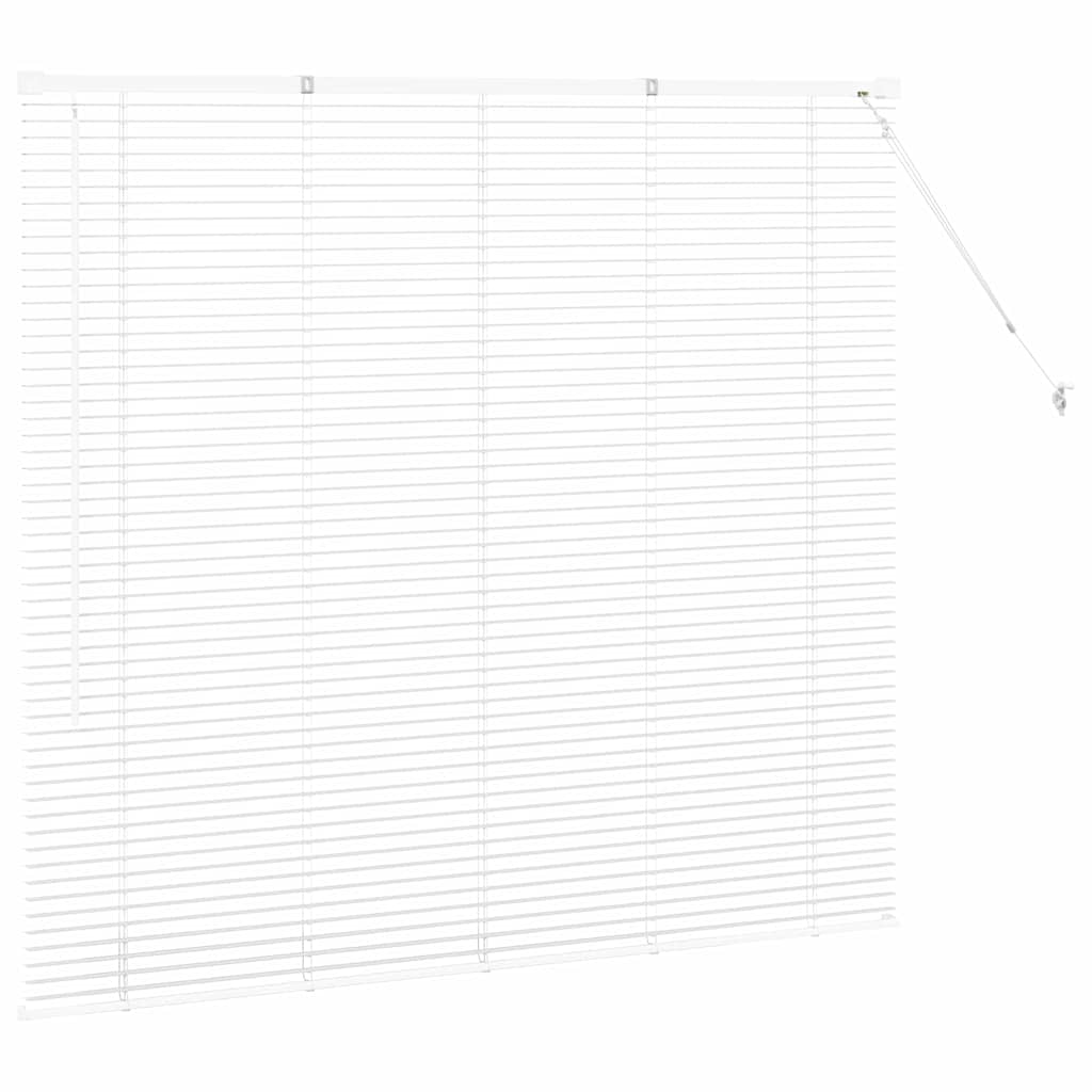 Persienner Hvid 130 x 150 cm 25 mm Aluminium