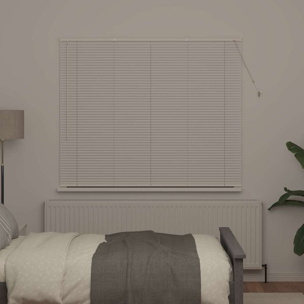 Persienner Hvid 130 x 160 cm 25 mm Aluminium