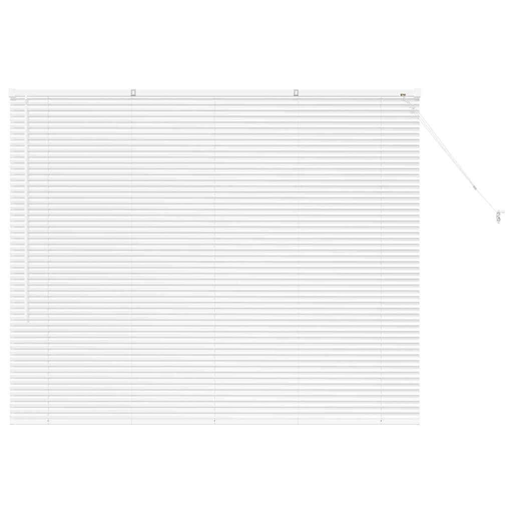 Persienner Hvid 130 x 160 cm 25 mm Aluminium