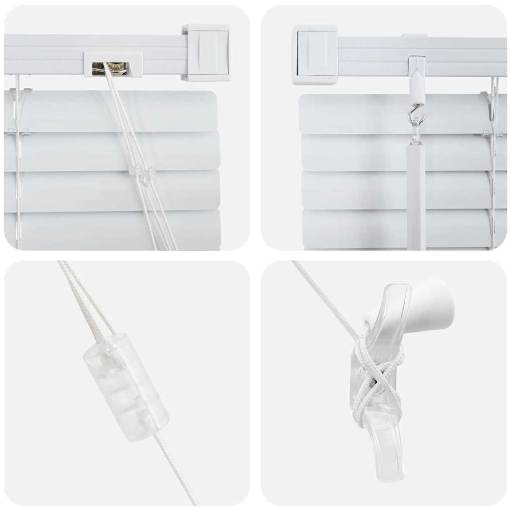 Persienner Hvid 175 x 70 cm 25 mm Aluminium